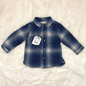 BRAND NEW Zara baby boy flannel